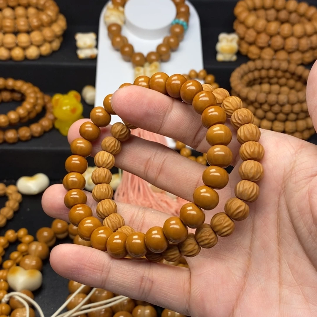 火***火猴头核桃吊坠猴头核桃全品柳叶算盘