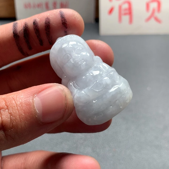 翡翠未镶嵌颈饰保真天然a货翡翠