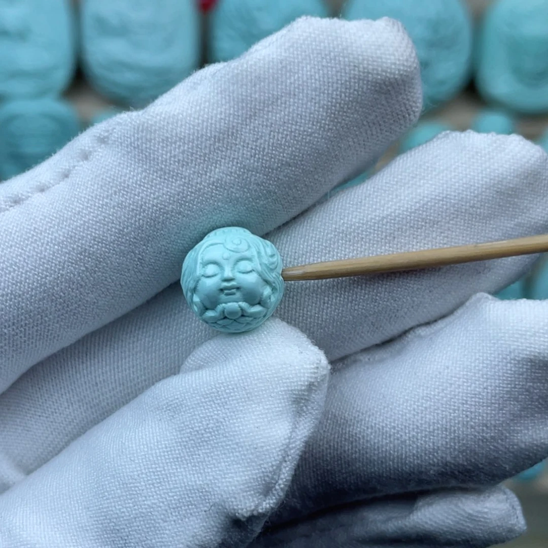 绿松石珠宝奇石未镶嵌卡10