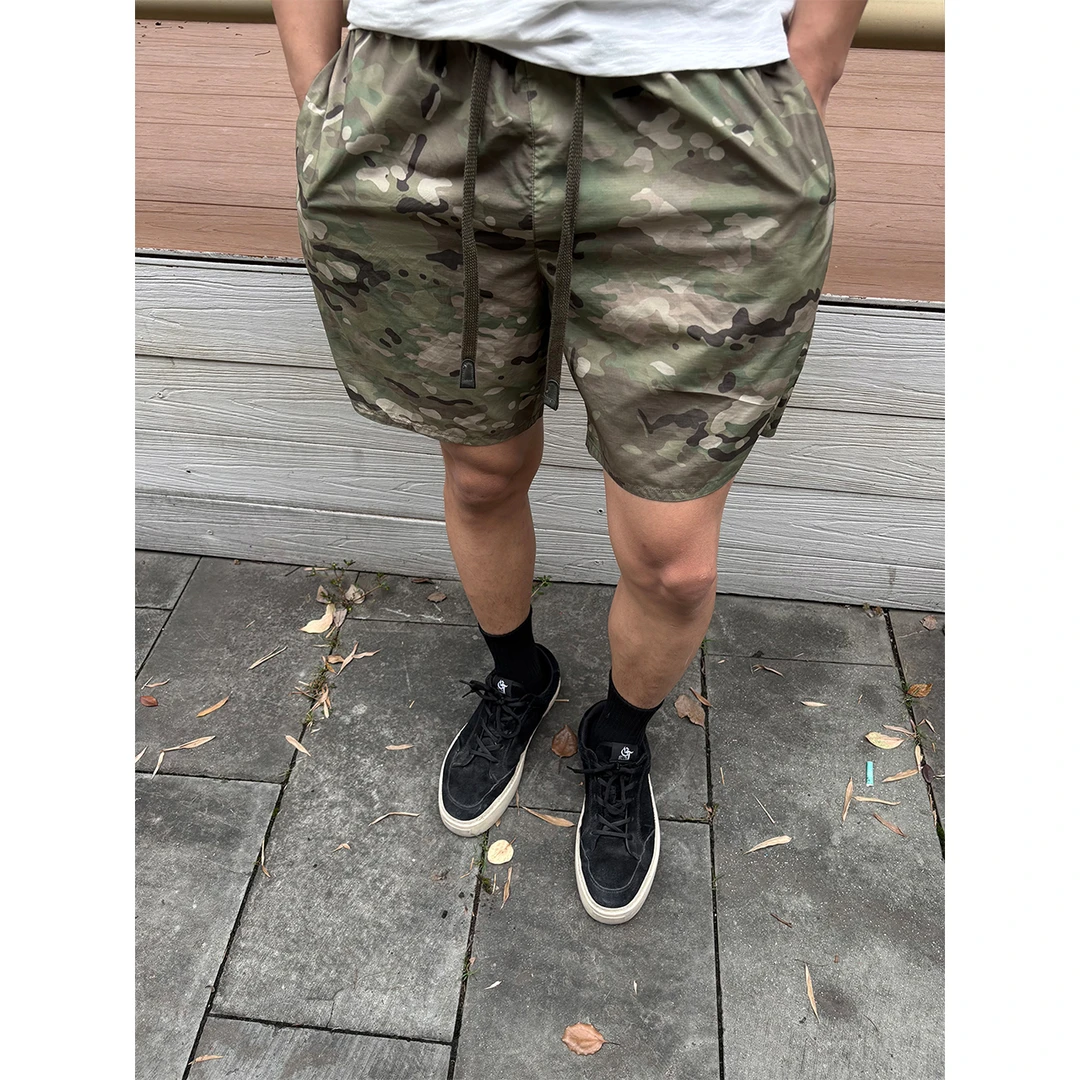 GTAL25ss美式超轻薄迷彩休闲四分裤夏季户外透气速干凉感百搭短裤