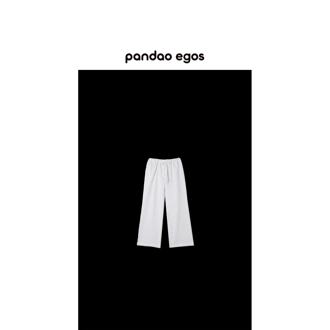 【PANDAO EGOS】慵懒风抽绳系带休闲裤
