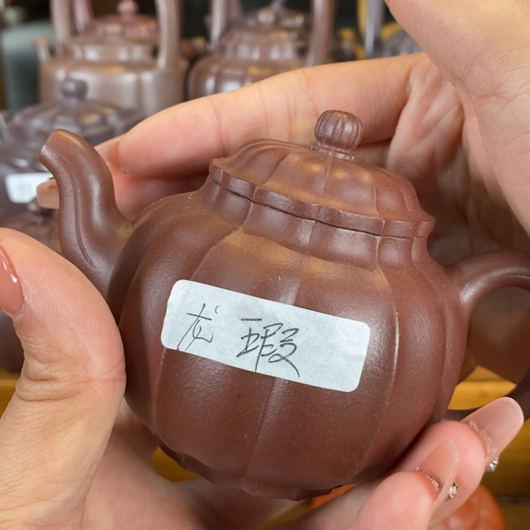 茶壶紫砂原矿泥料手工壶直播间