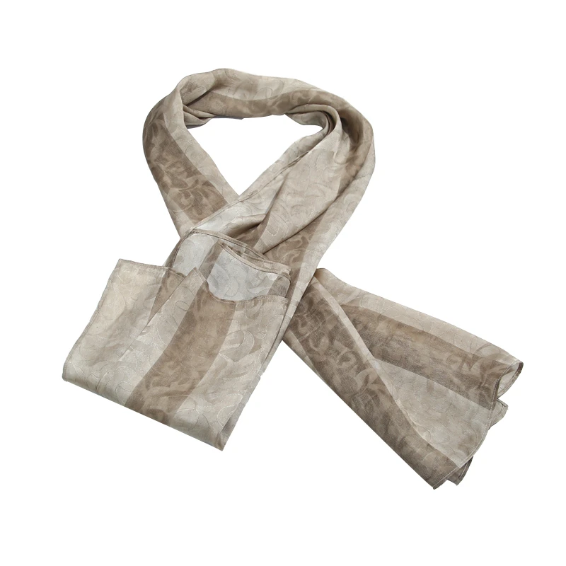 12姆米条纹花满分桑蚕丝真丝绡围脖披肩252271