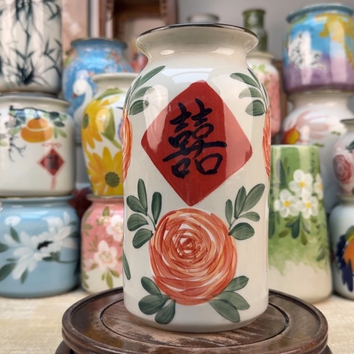 景德镇手绘花瓶花瓶2665656556566565