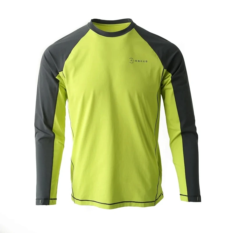 专业级！防晒速干透气 3D立裁！男女户外拼色插肩长袖打底T恤潮2502