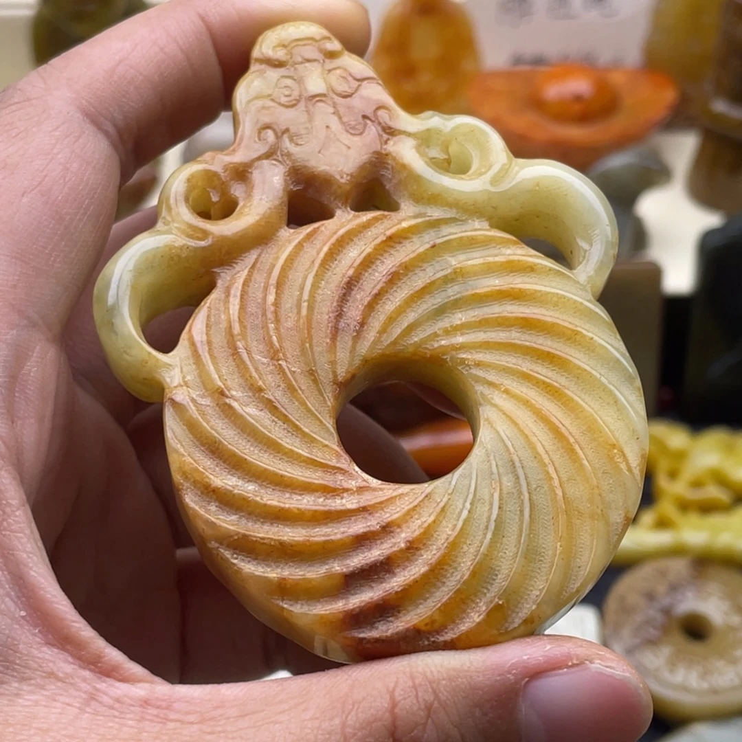 未镶嵌蛇纹石玉颈饰113