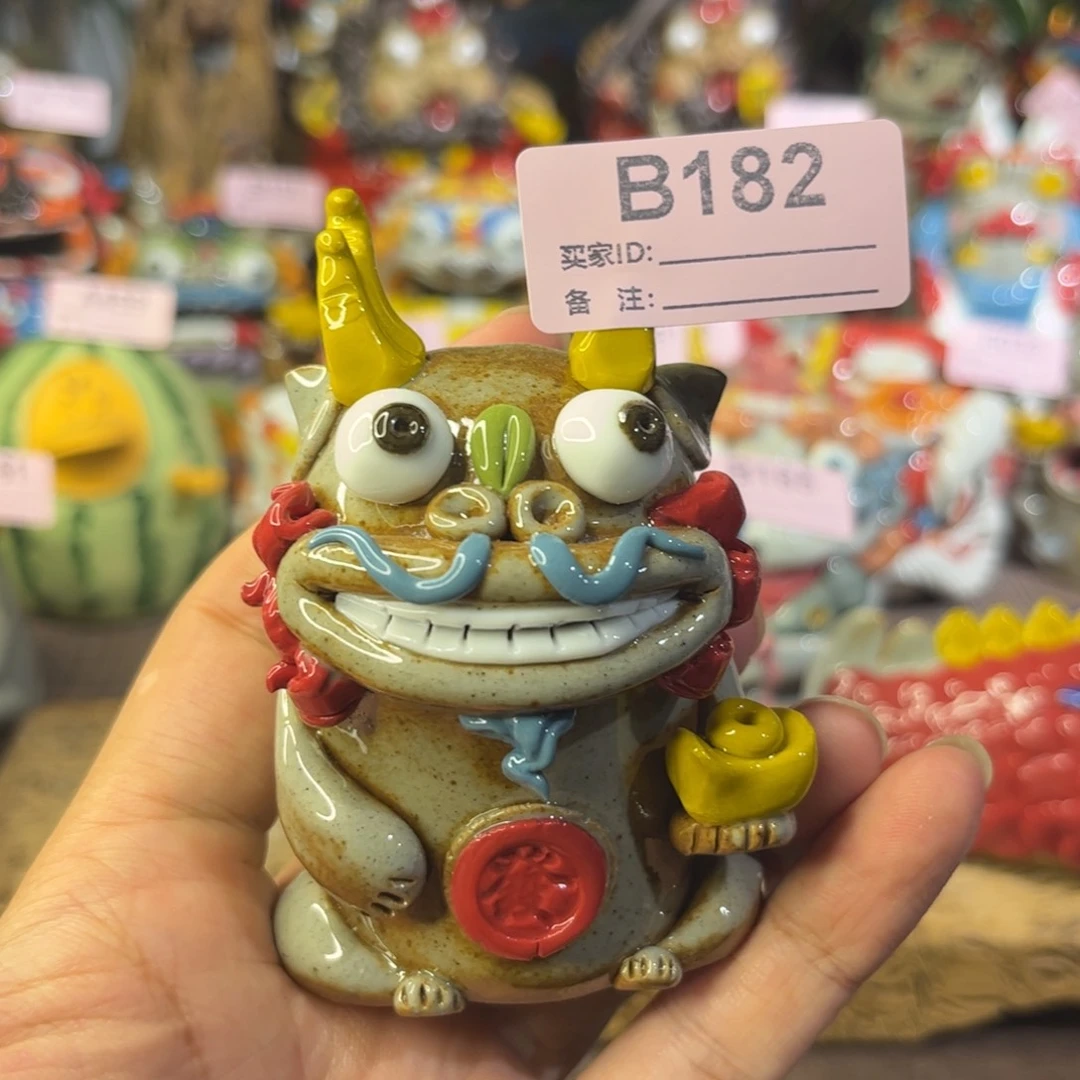 大***安泥塑纯手工茶宠摆件