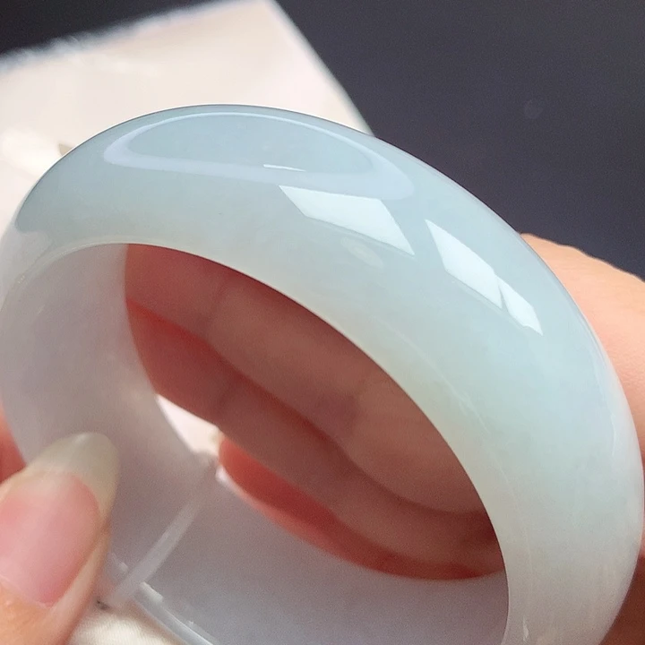 翡翠未镶嵌手镯56.3圈口