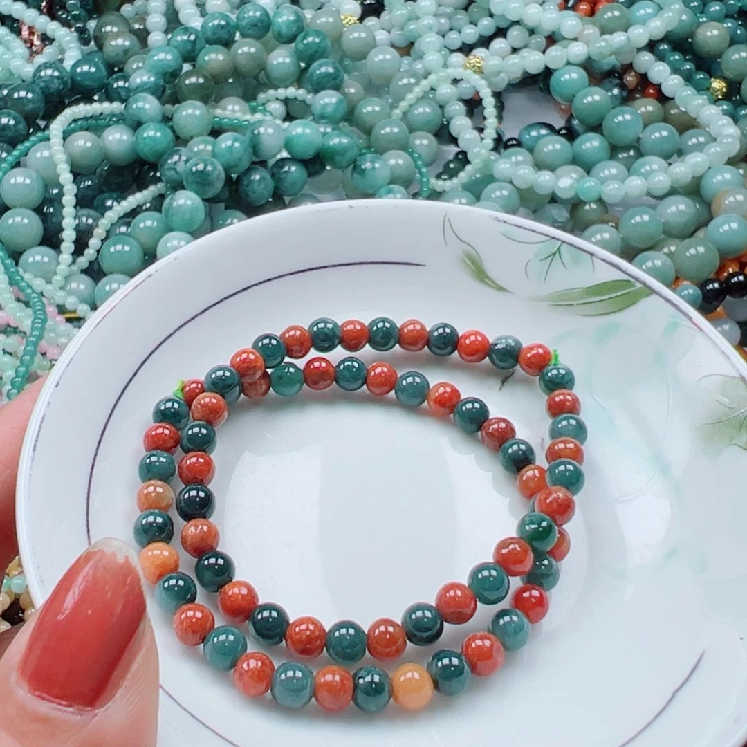 未镶嵌手链翡翠翡翠