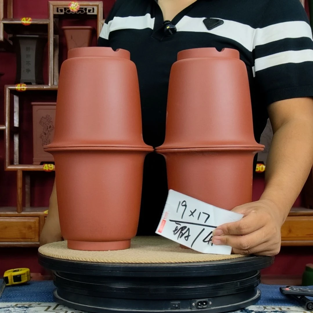 紫砂花瓶紫砂花盆