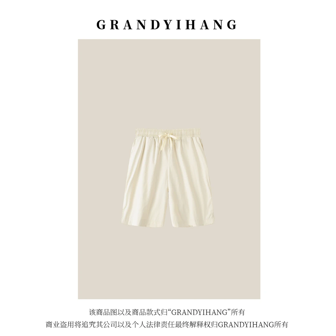 【青青推荐】2025夏季新款纯棉纯色时尚短裤77145