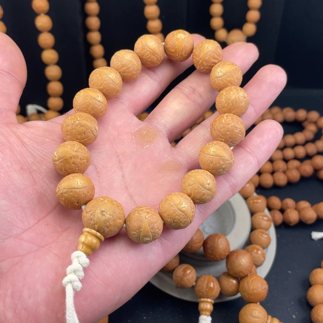 手串凤眼菩提W28-k25凤眼菩提15+同树新籽溜圆