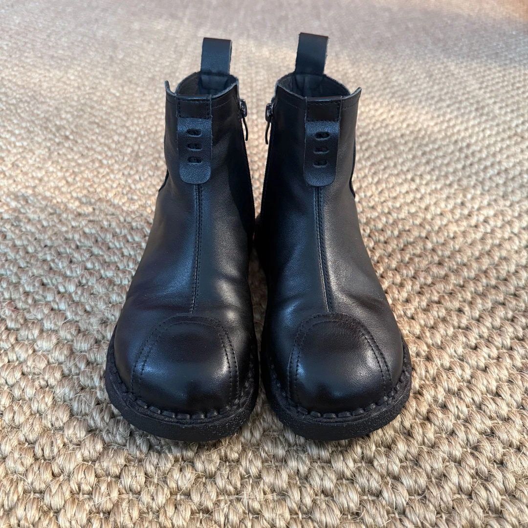 径西子【云朵鞋】小慧姐姐国风简便时尚休闲百搭秋冬中筒靴