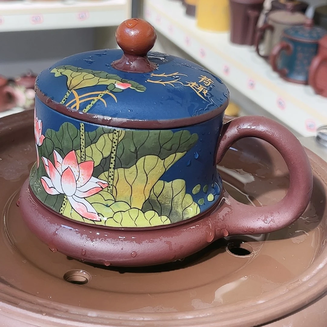 紫砂茶杯手工制作