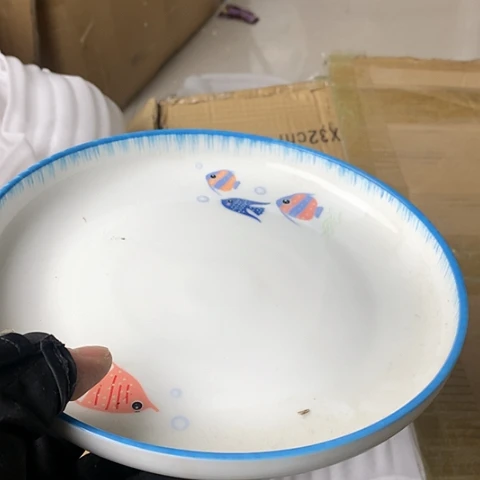 盘陶瓷制品满25拼单发货默认微瑕