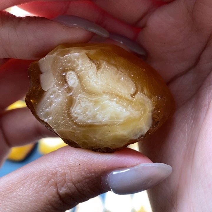 定制蜜蜡未镶嵌鸳鸯花纹