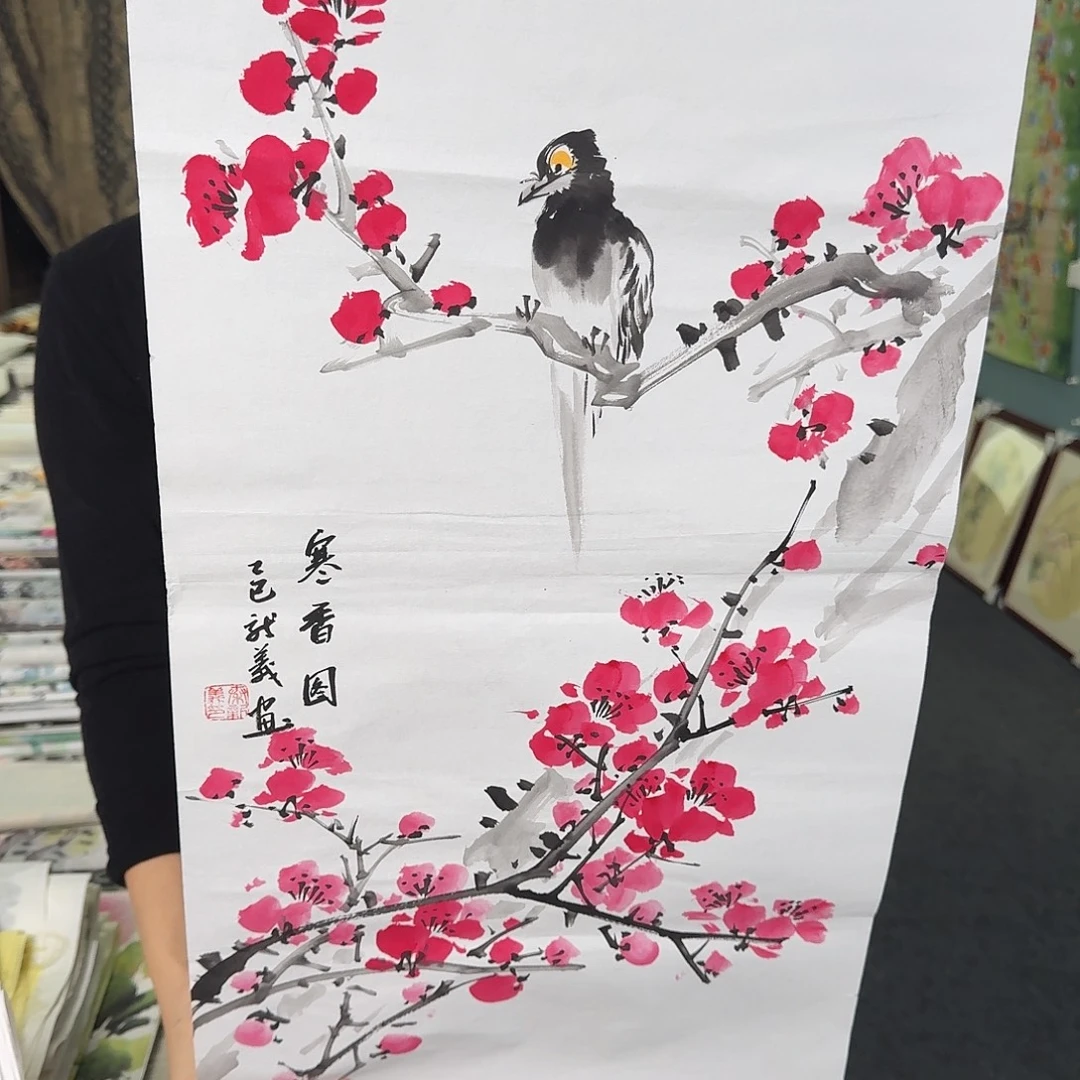 纯手绘国画作品作品