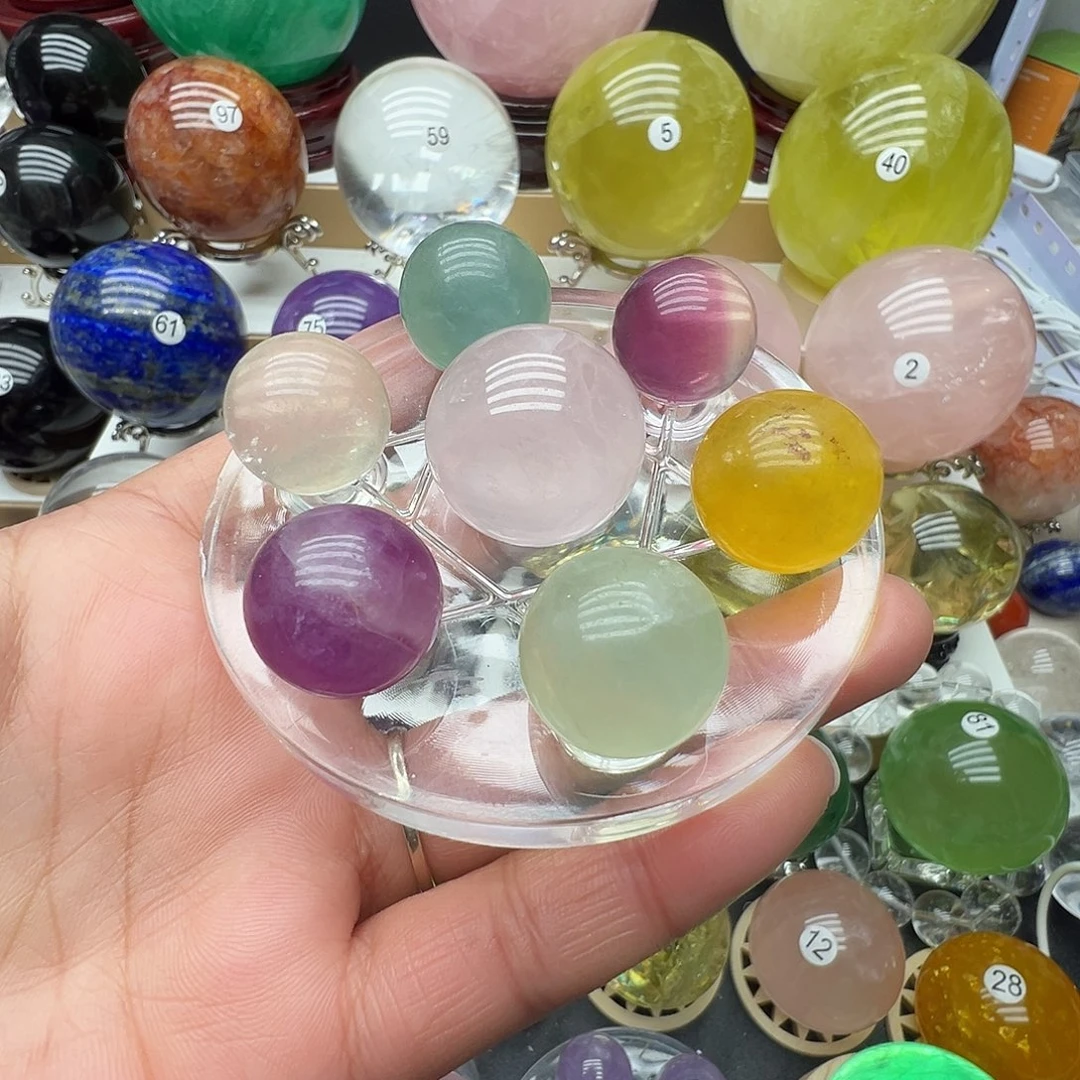 水晶未镶嵌珠宝半成品