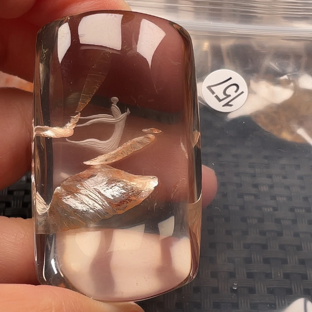 傻***团水晶未镶嵌颈饰天然