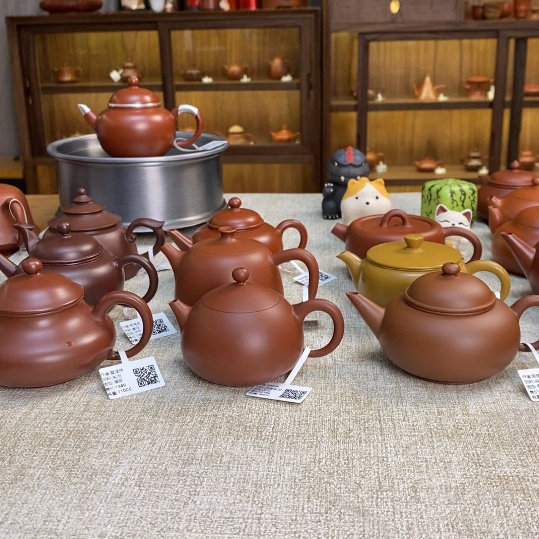紫砂茶壶慕*板潮州手拉壶