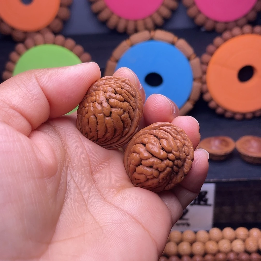 牵***人吊坠桃核秦岭桃枭手捻