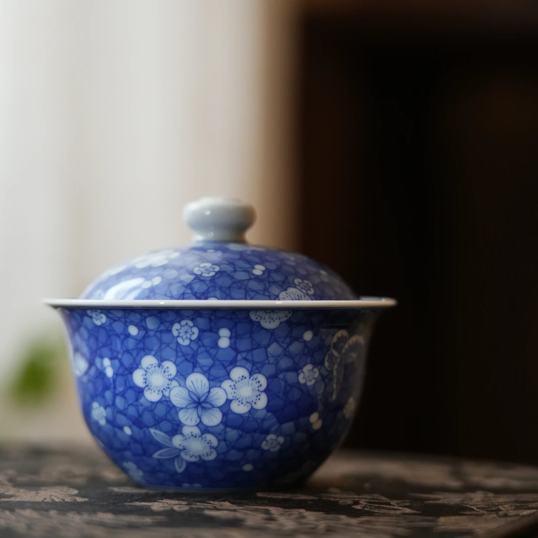 【雲梦茶器】月造见物-碎碎冰盖碗(YZJW000243)