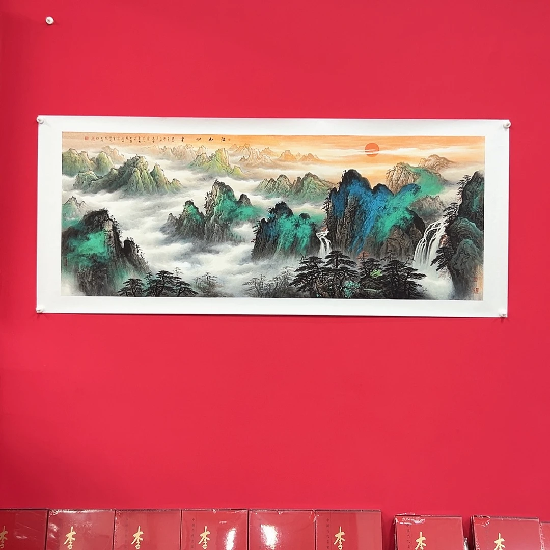 新***明国画李勋十平尺精品