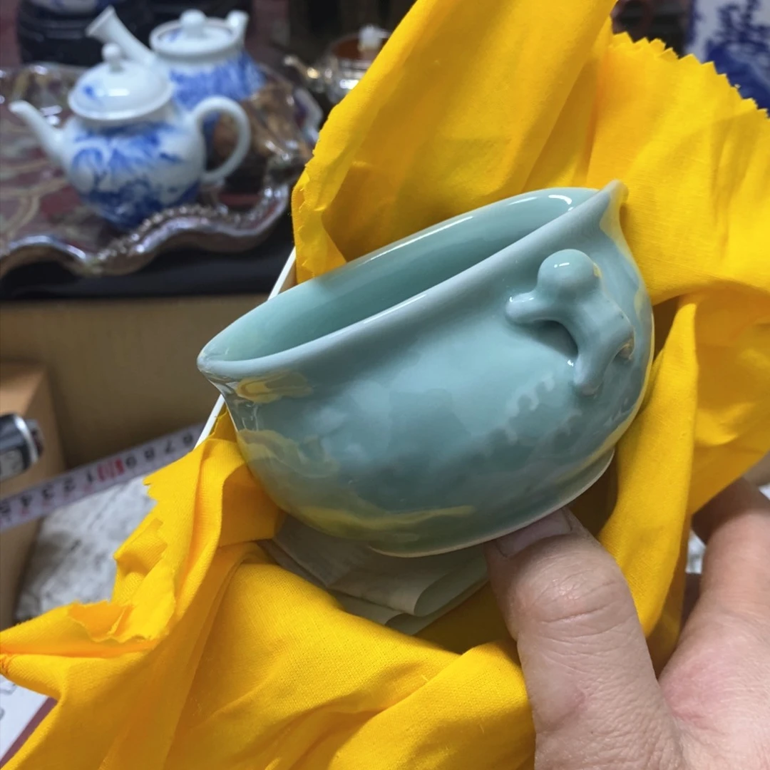 茶盏密胺手绘陶瓷杯子