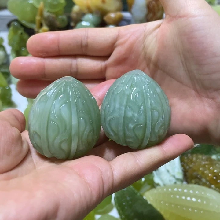 【闪购商品】未镶嵌蛇纹石玉把件