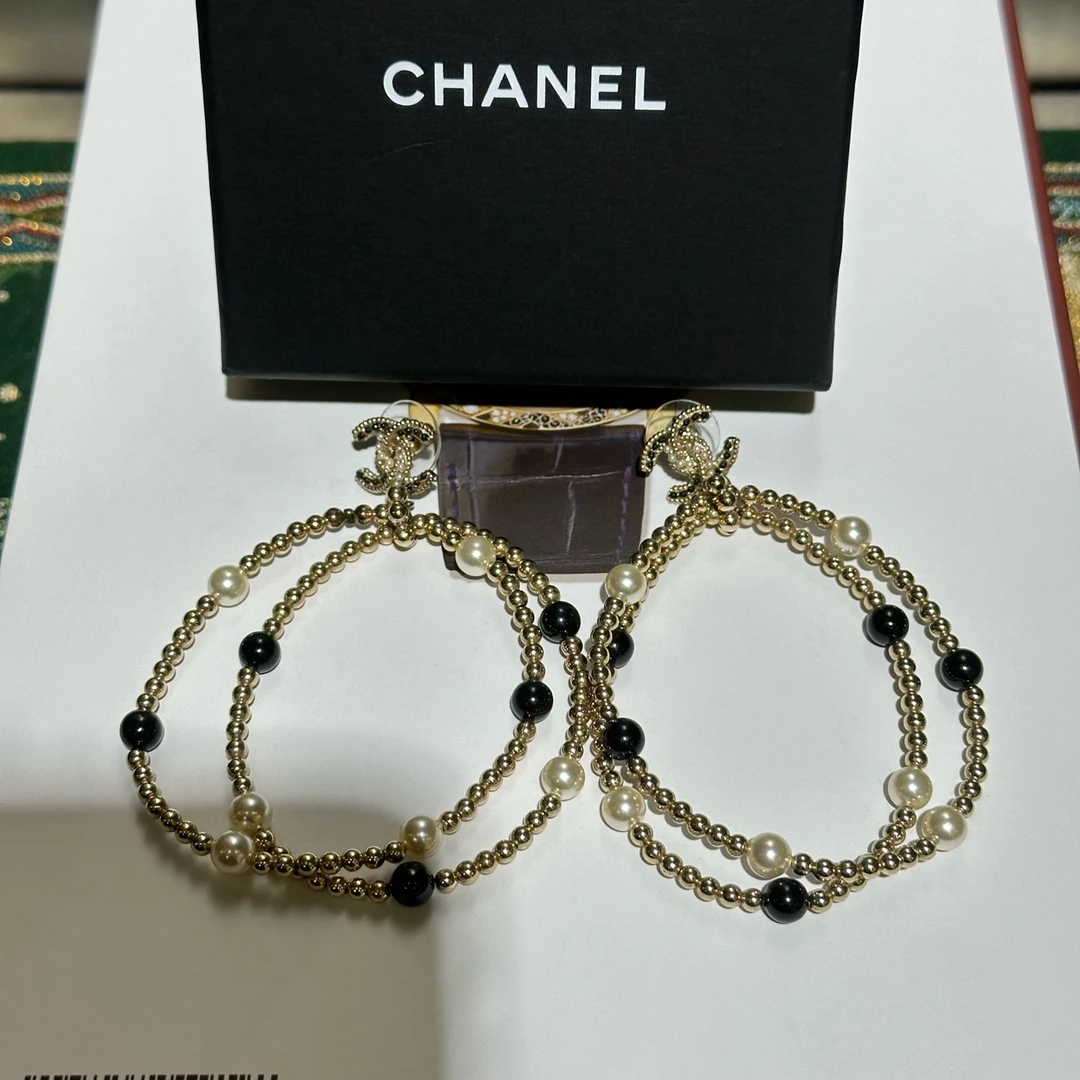 99新 Chanel/香奈儿 99新chanel 中古 大圈圈耳钉