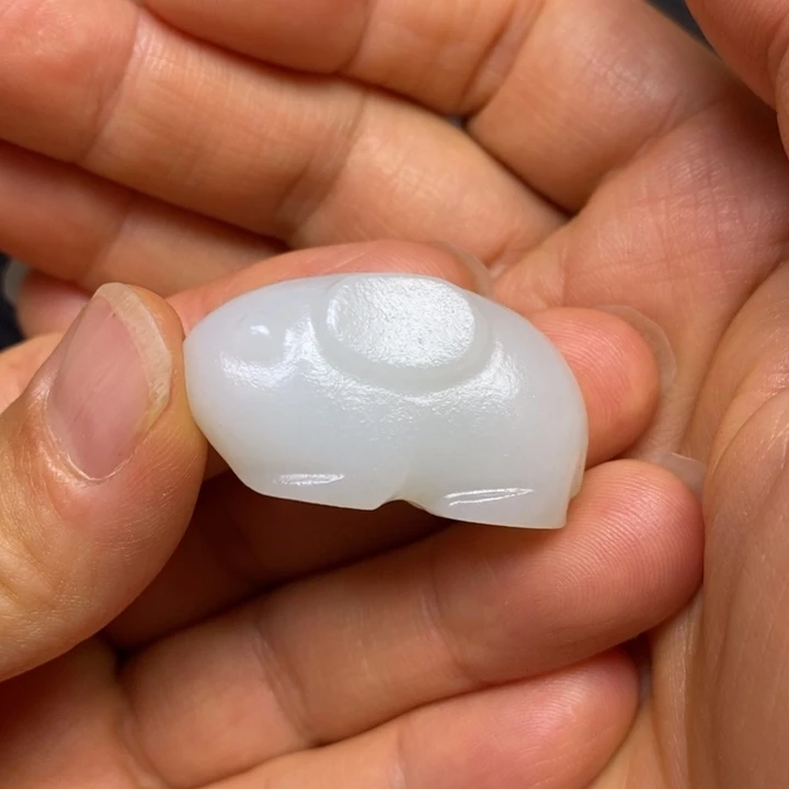 和田玉未镶嵌挂件天*