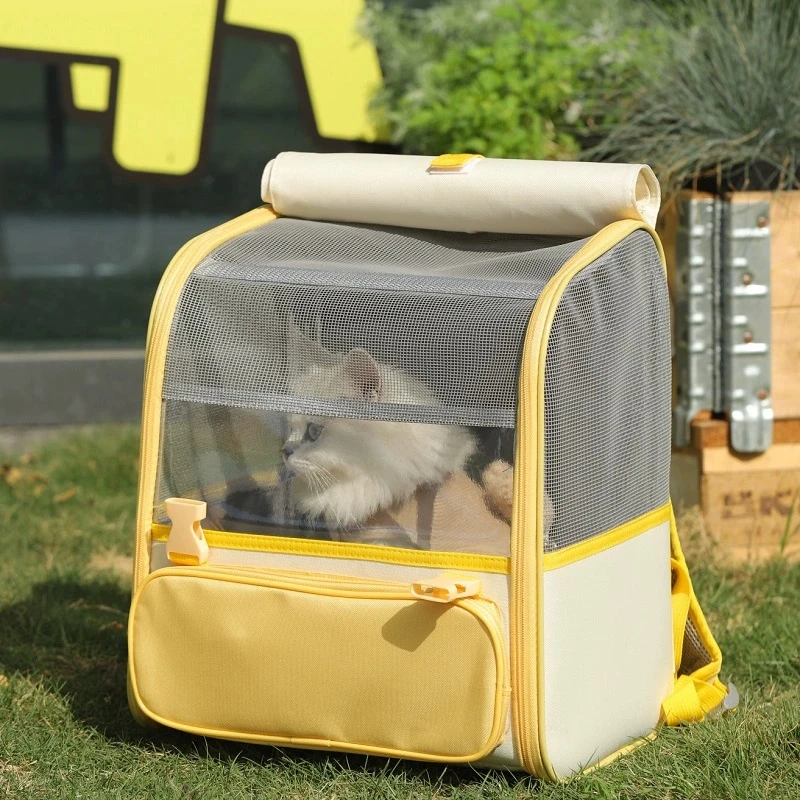 Hoopet猫包便携外出宠物猫猫狗狗小型携带书包猫咪大容量背包双肩