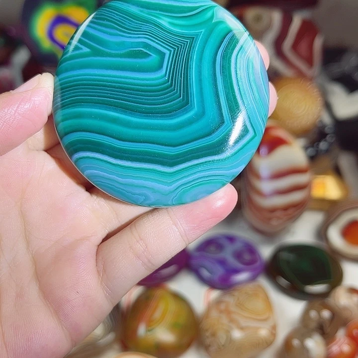 玛瑙/玉髓未镶嵌耳饰