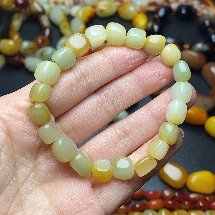 和田玉（糖玉）未镶嵌手链和田玉