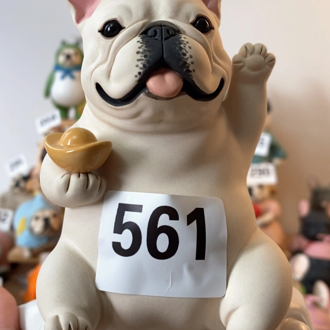 【闪购商品】陶瓷法斗摆件水杯微561
