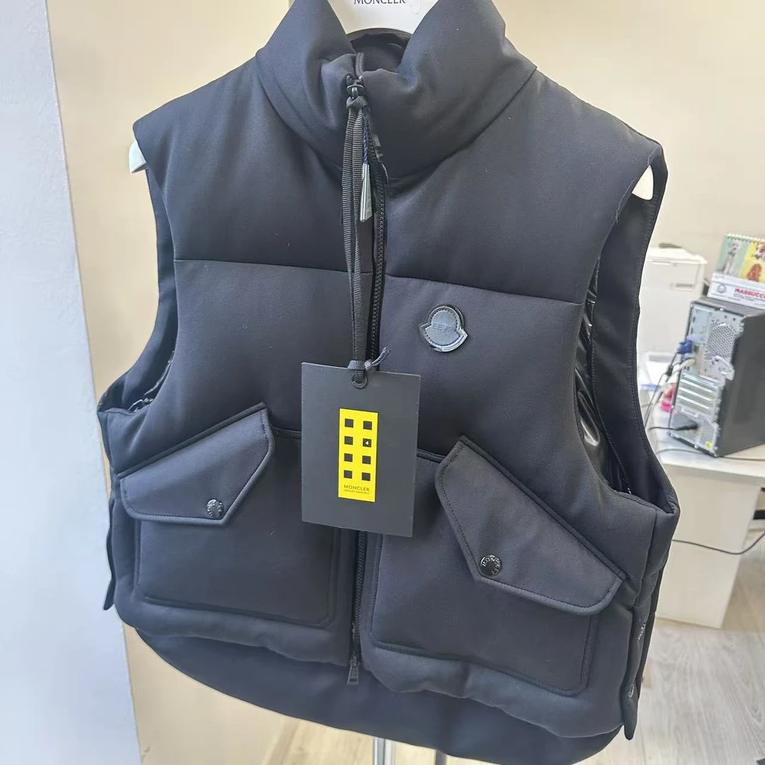 未使用 MaxMara MONCLER OTIS 黑色马甲外套