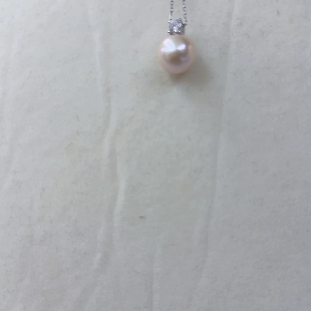 淡水珍珠颈饰银S925镶嵌