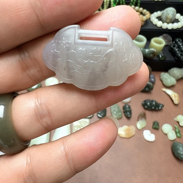 未镶嵌和田玉（糖玉）珠宝半成品