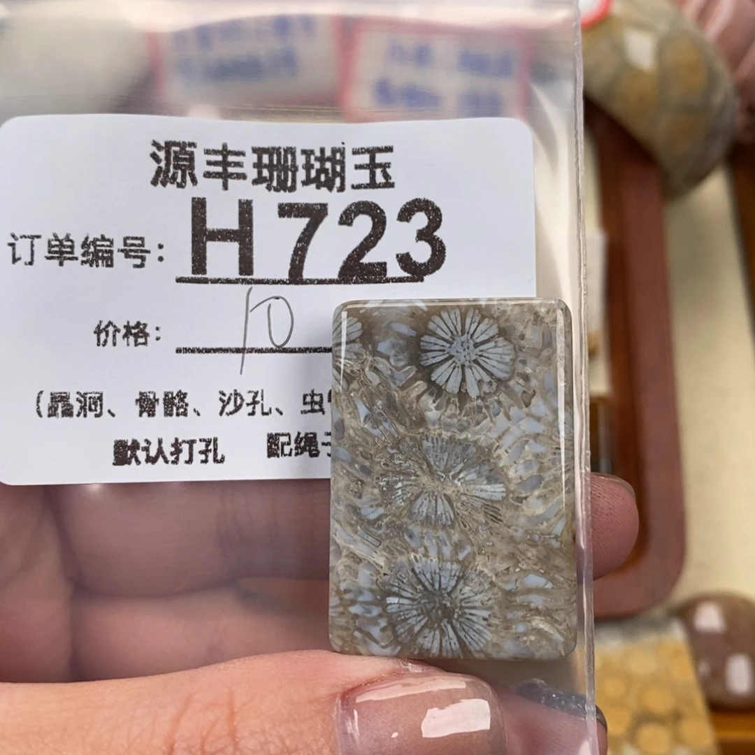 硅化玉颈饰未镶嵌这***子