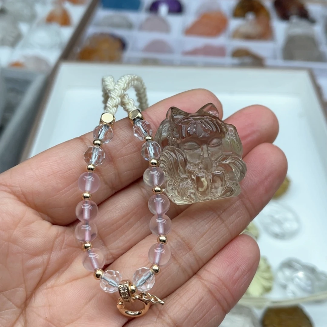 水晶吊坠(不含链)未镶嵌A****而