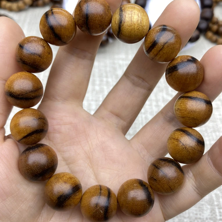 印尼贡木15一线天高抛文玩男女手串