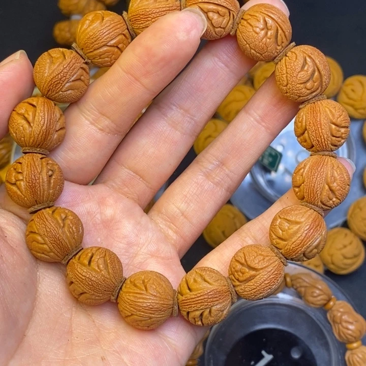 桃核吊坠秦岭龙纹桃核22