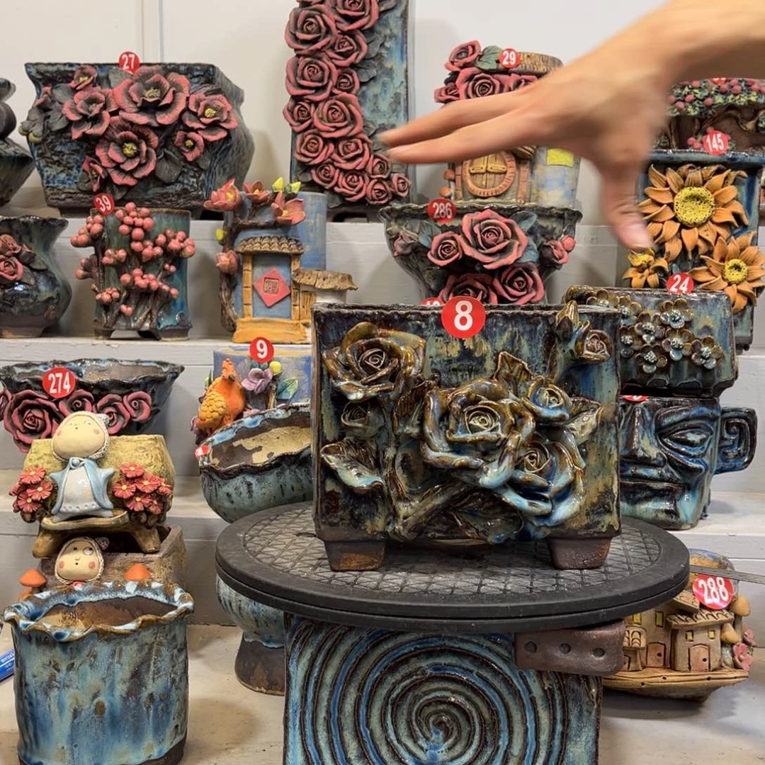 陶瓷福利8 陶然花盆厂家直销