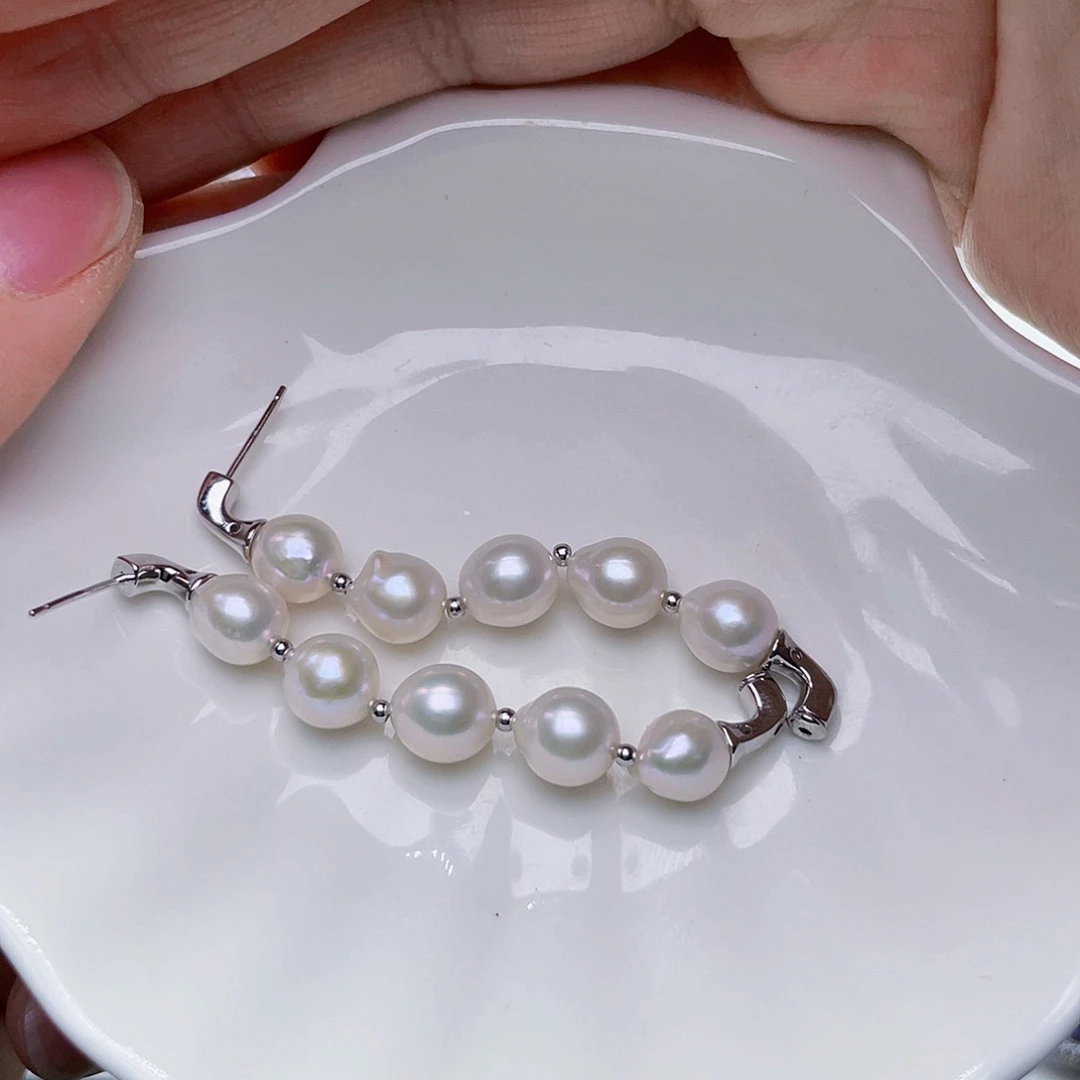 淡水珍珠耳饰未镶嵌田****