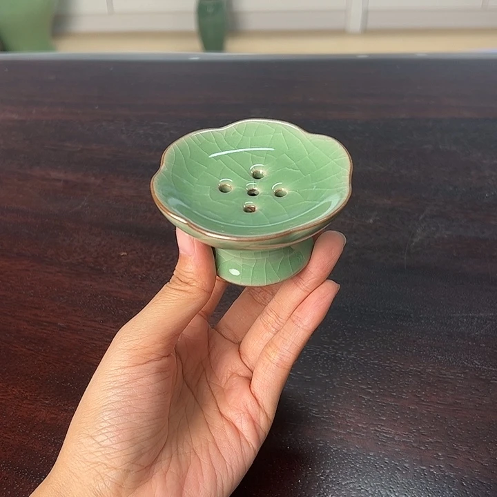 龙泉云间青瓷小米茶器