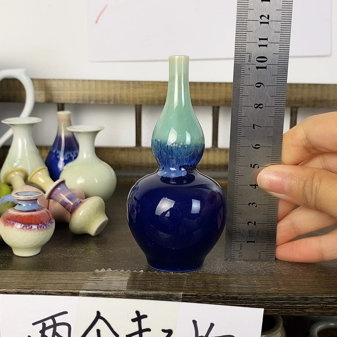 摆件景德镇高温陶瓷小花瓶