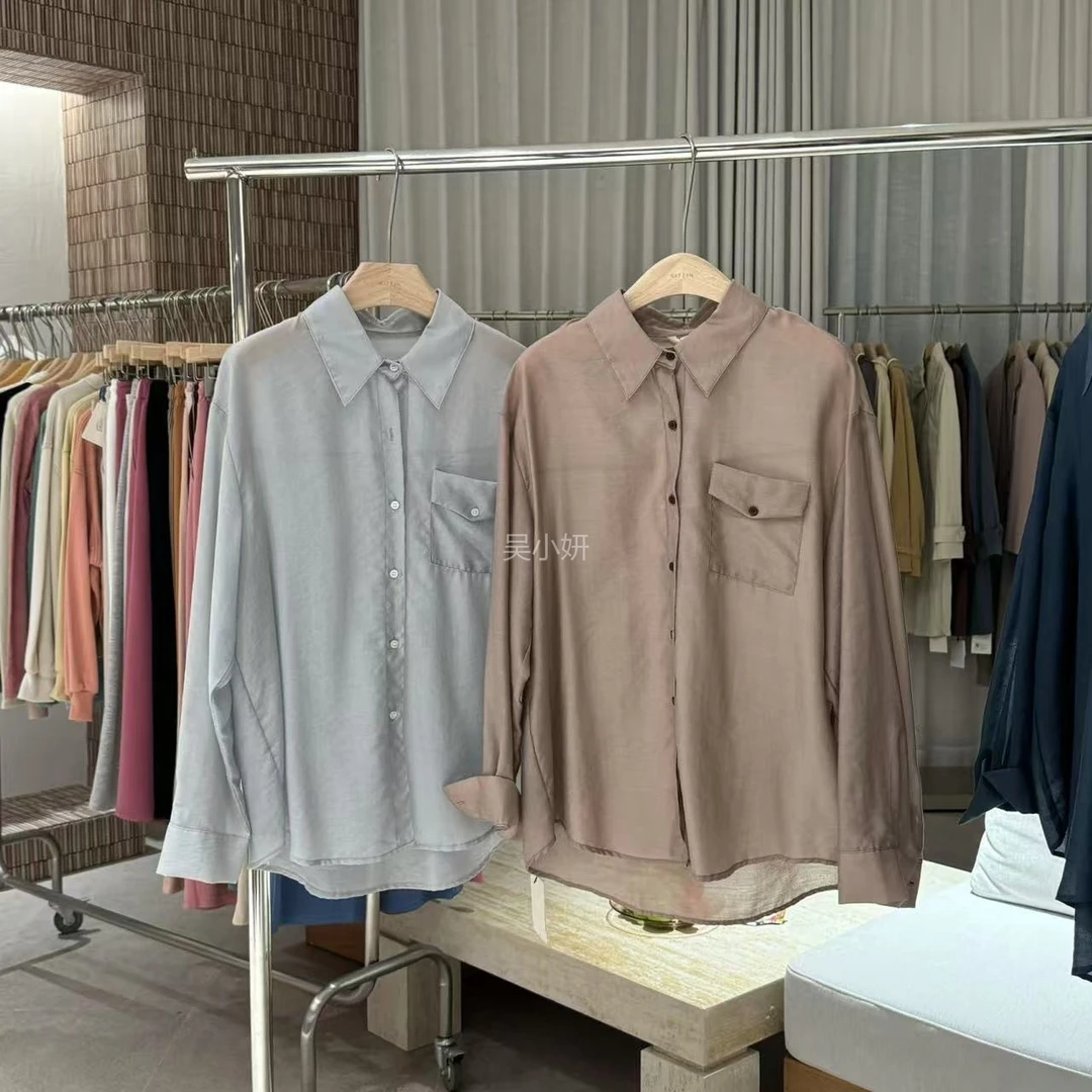 春夏新款复古清爽衬衣7317（衣长66）