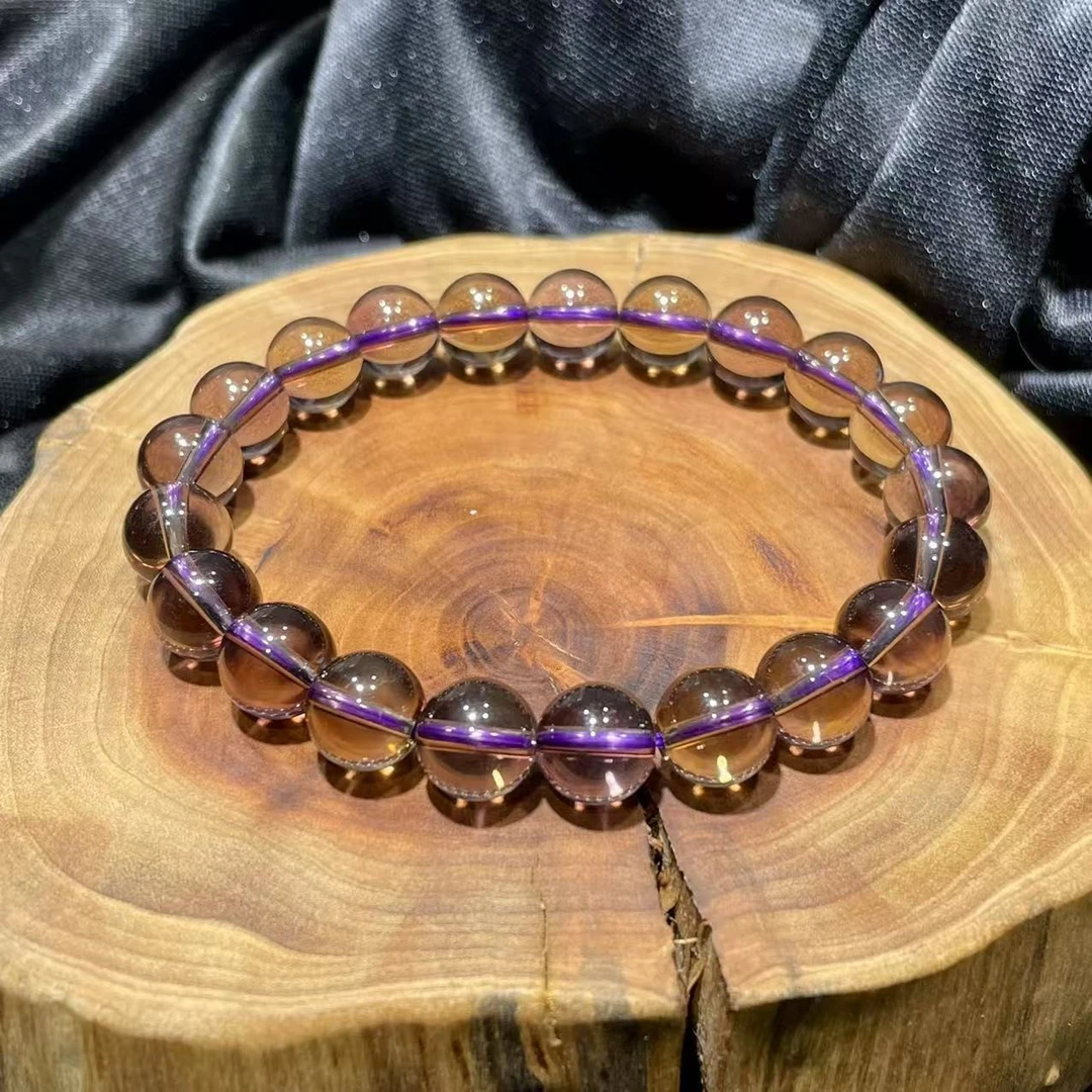 8mm+紫黄手串21颗精选版