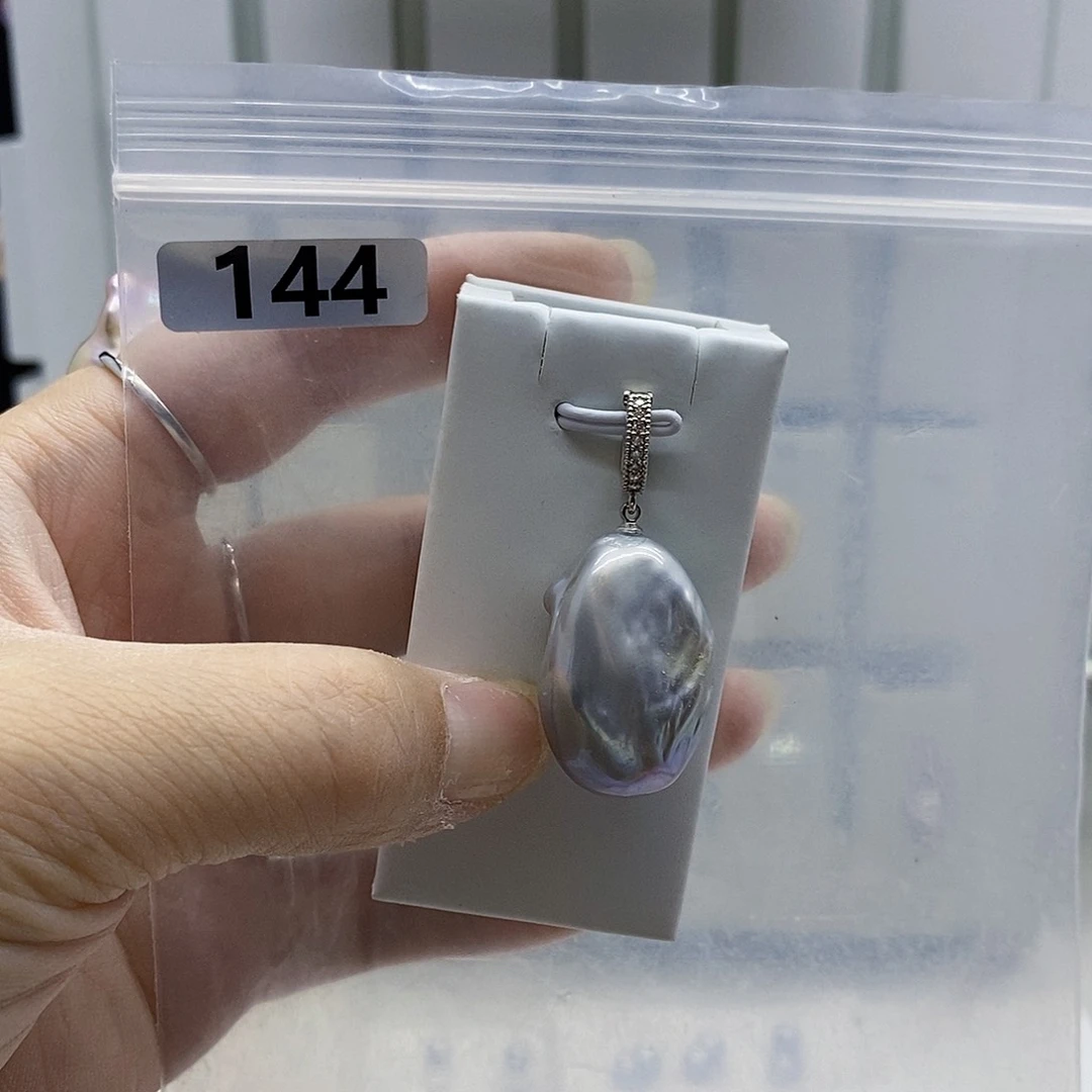 颈饰合金淡水珍珠