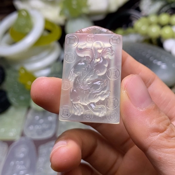 未镶嵌岫玉岫玉颈饰